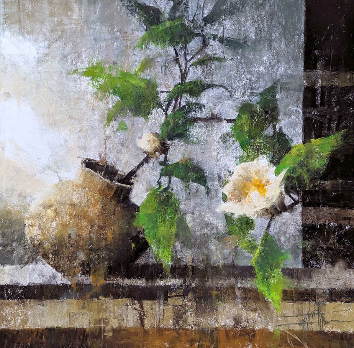 Ikebana camélia